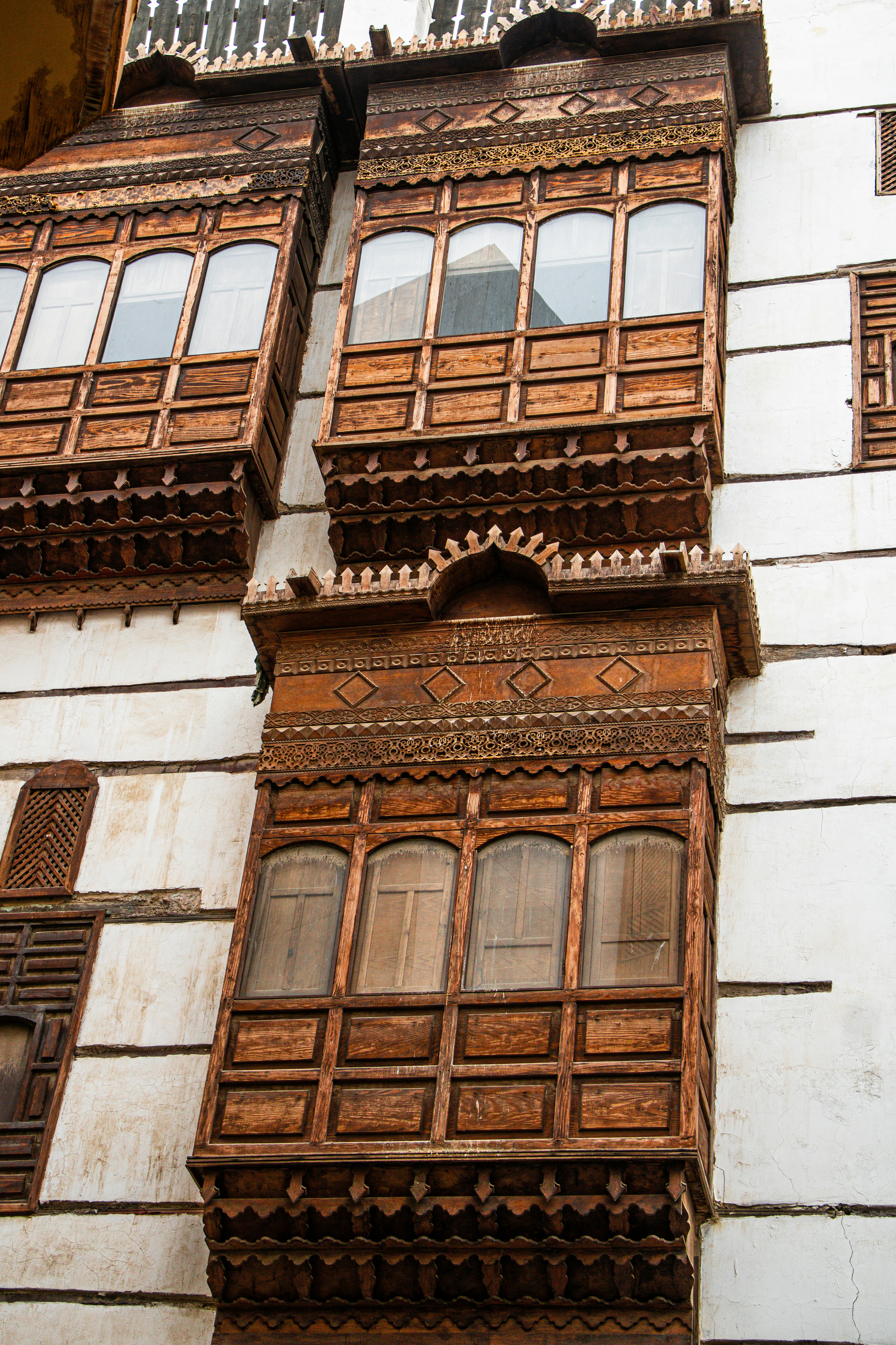 Casas tradicionales con mashrabiya en Al-Balad, Jeddah
