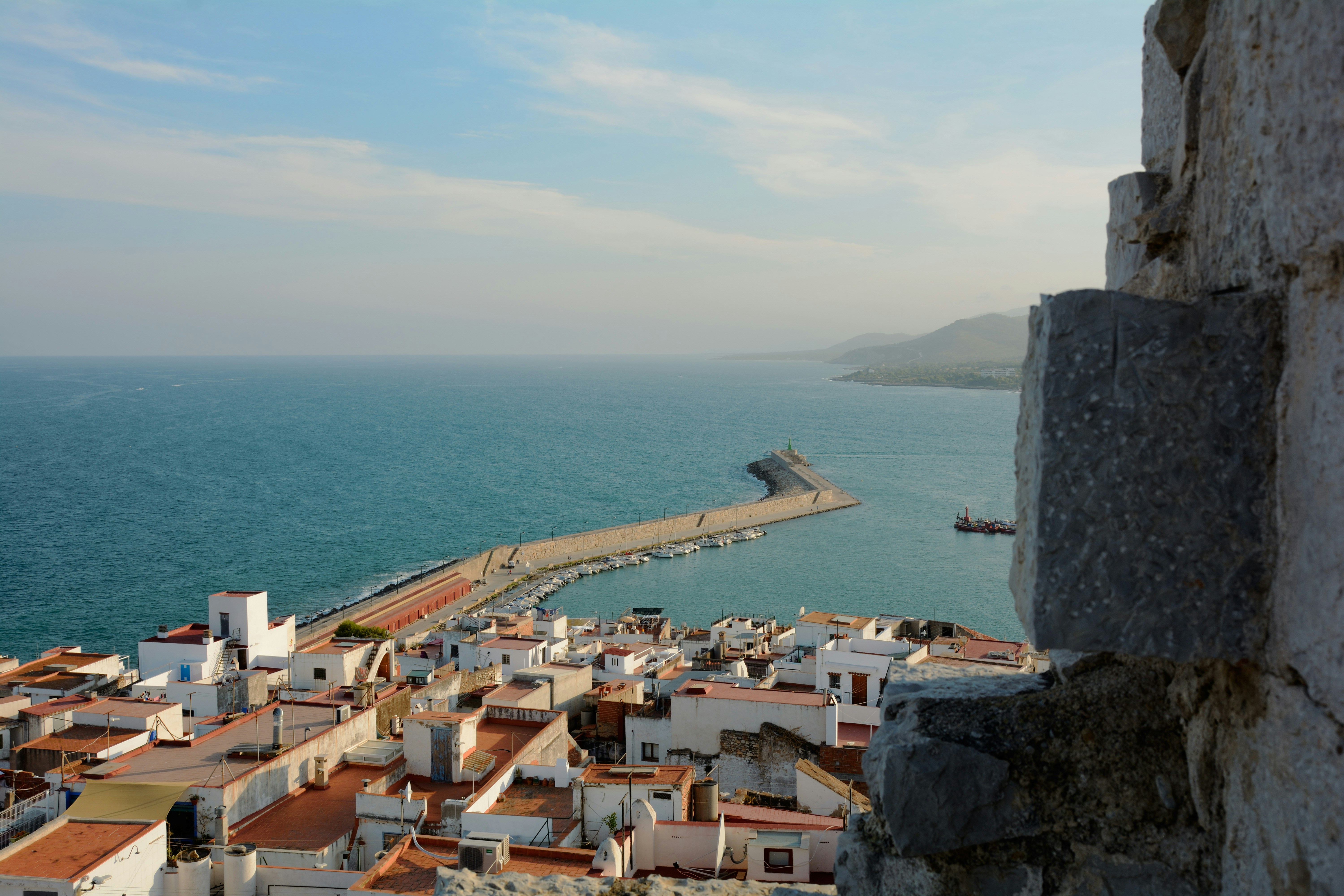 Castillo del Papa Luna sobre la península de Peñíscola